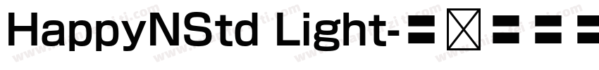 HappyNStd Light字体转换